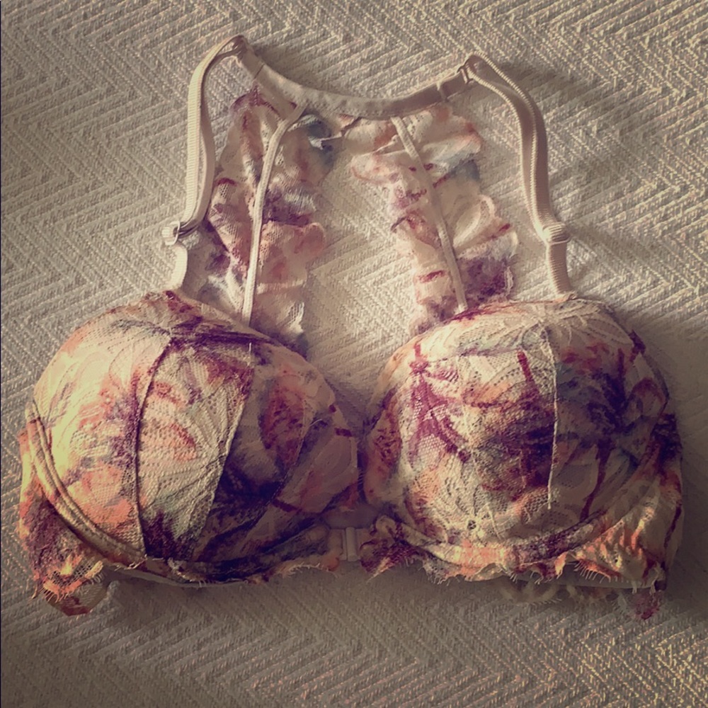 🌸 32C Floral PINK Date Racerback Push Up 🌸